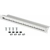 Efb Elektronik EFB EFB Verteilerfeld Patchpanel 48,26cm 19Zoll 1HE 24-Port grau be Keystone