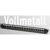 Efb Elektronik EFB EFB Verteilerfeld Patchpanel 48,26cm 19Zoll 1HE 24-Port juodas be Keystone