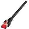 Efb Elektronik EFB Electronic ECOLAN jungiamasis kabelis RJ-45 (M) į RJ-45 (M), 30 m poros, metalinėje folijoje (PiMf), CAT 6 juodas (K5515.30)