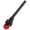 Efb Elektronik EFB Electronic ECOLAN jungiamasis kabelis RJ-45 (M) į RJ-45 (M), 30 m poros, metalinėje folijoje (PiMf), CAT 6 juodas (K5515.30)