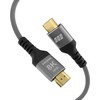 EFB EFB Elektronik HDMI-21-00001 kabelis HDMI 0,5 m HDMI Typu A (Standard) Juodas, Pilka