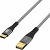 Efb Elektronik Kabelis USB EFB USB-A - USB-C 2 m Juodas (USB-AC-00003)