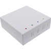 EFB InLine® FTTH tuščia dėžutė iki 4x LC Duplex / 4x SC Simplex, viršutinė 80mm balta