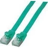 Efb Elektronik EFB Flat kabelis RJ45 U / FTP, 6A, PVC, 2 m, žalias (K5545GN.2)