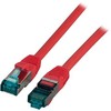 Efb Elektronik EFB Kabelis RJ45 S/FTP, Cat.6A, LSZH, 10m, raudona