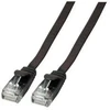 Efb Elektronik EFB kabelis sieciowy juoda 0,5 m Cat6a U/UTP (UTP)