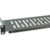 EFB lentyna 19" EFB-Elektronik spintelei 250mm, 1U, perforuota, juoda