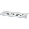 EFB lentyna 19" EFB-Elektronik spintelei 250mm, 1U, perforuota, pilka