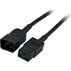 Efb Elektronik Maitinimo kabelis EFB Kaltgeräteverl. C20 180 ° -C19 180 °, sw, 1,8m, 3x1.50mm