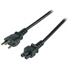 Kabelis zasilający EFB EFB Netzkabel Schweiz Typ 12 - C5 180°,sw,1.8m,3x0.75mm