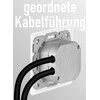 Efb Elektronik M-Cab CAT6A SOCKET FLUSH-MOUNTED RJ45/LSA+ CONNECT Baltas 2-FOLD
