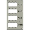 Efb Elektronik EFB Priekinis skydelis 53705.1V3 paskirstymo dėžutei su 12 adapterių (53705.4V2B2)