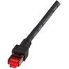 RNS® jungiamasis kabelis su apsauga nuo fiksavimo, Cat. 6, S/FTP, PiMF, PVC, 250MHz, juodas, 3m, Good Connections (8060-030S)