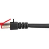 RNS® jungiamasis kabelis su apsauga nuo fiksavimo, Cat. 6, S/FTP, PiMF, PVC, 250MHz, juodas, 3m, Good Connections (8060-030S)