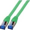 Efb Elektronik EFB Patchcord RJ45 S / FTP, kat. 6A, kat. 7 Žaliavinis kabelis TPE superflex, 1m, žalias (K5525FGE.1)