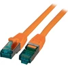 Efb Elektronik EFB RJ45 kabelis S/FTP, Cat.6A, LSZH, 7,5m, oranžinė
