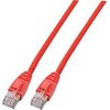 Efb Elektronik EFB RJ45 Šablonas U / UTP, Cat.6, LSSH, CCA, 1m, raudona (K8104RT.1)