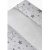 Rankšluostis EgaKids Muslino vystyklai MATEX 70x80 3 vnt, žvaigždės
