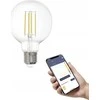 EGLO - E27 G95, skaidrus - Šiltai balta - Zigbee, Bluetooth