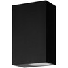 Sieninis šviestuvas Kinkiet EGLO EGLO SCOGLIERA-E square outdoor wall light - Juodas