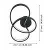 Sieninis šviestuvas Sieninis LED šviestuvas EGLO GIANELLA 14,5W, 3000K, 1400lm, juodos sp., 10,0x25,0x39,5