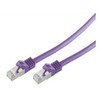 Shiverpeaks Patchcord BASIC-S Cat 7, S/FTP, PiMF, LSZH, violetinė, 1m (BS75511-V)