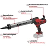 Einhell TE-SG 18/600 B Li - Solo PISTOLET DO USZCZELNIANIA