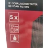 Einhell pramoninis dulkių siurblys Einhell putų filtras 2351135, 10 litrų, 5 vnt (šlapiam / sausam dulkių siurbliui TE-VC 18/10 Li)