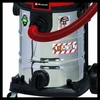 Einhell pramoninis dulkių siurblys Einhell TE-VC 2230 SACL, šlapias/sausas dulkių siurblys (raudonas/nerūdijantis plienas)