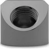 Ek Water Blocks EK Vanduo Blocks EK Vanduo Blocks EK-Quantum sukimo momento adapteris 45 laipsnių G1/4 colio moteriškas į G1/4 colio moterišką – juodas nikelis
