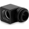 Ek Water Blocks Ek Vanduo Blocks EK Vanduo Blocks EK-Torque Micro Adapteris 90 Degree G1/4 Inch Male to G1/4 Inch Female – Rotatable, Juodas