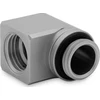 Ek Water Blocks „Ek Vanduo Blocks EK Vanduo Blocks EK-Torque Micro“ adapteris, 90 laipsnių, G1/4 colio kištukas į G1/4 colio kištuką, pasukamas, matinio titano spalvos