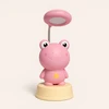 Eko Light Kiddyz NL2 Kosmiskā Varde Bērnu Nakts Gaisma Galda Lampa (20x10cm) ar USB Enerģiju un Zīmuļu Asinātāju Rozā