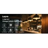 LEPRO 100094-WW-EU E27 Filament LED Bulb, 7.2W (100W), 1521 lm, 2700K, Class A