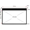 Projektorius ART ELECTRIC SCREEN 84inch 127x170cm su pultu EA-84 4:3