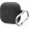 Elago Elago AirPods 4 Hang Silikoninis dėklas - dėklas su karabinu, skirtas AirPods 4 juodas .
