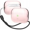 Elago AirPods Pro 2 Nylon Strap TPU Shell dėklas - etui su paskiem do AirPods Pro 2 rožinė