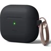 Elago Pakabinkite silikoninį apsauginį dėklą AirPods 3, juodą