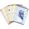 Elanders Notebook A5 / 32K linija. „Col Puffy Birds“ (10 vnt.)