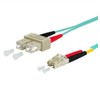 Electraline Kabelis kryžminis METZ CONNECT OpDAT, SC-D/LC-D OM3, 3 m