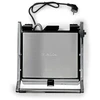 Elektrinis grilius Nedis KAGR151FSR, Juodas, Sidabrinis, Plastic, Nerūdijantis plienas, Square, Rotary, Griddle, 290 x 230 mm