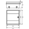 Elektro-Plast 1 x 8 RHp- 8 IP65 modulinis skirstomasis skydas (36.808)
