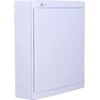 Elektro Plast Nasielsk 2425-00 Elegantiškas modulinis skirstomasis skydas 2x12 paviršiuje montuojamas IP40 N+PE baltos durys 2425-00