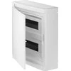 Elektro Plast Nasielsk 2425-00 Elegantiškas modulinis skirstomasis skydas 2x12 paviršiuje montuojamas IP40 N+PE baltos durys 2425-00