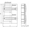 Elektro-Plast 2x8 modulio skirstomasis skydelis IP40 RP -16 / B N + PE banga (8.14)