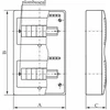 Elektro-Plast 3x12 modulinis skirstomasis skydelis IP40 RN- 36 / B N + PE banga (7.16)