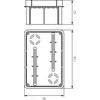 Elektro Plast 11.2 Įleidžiama dėžė 76x116x52mm Pp/t 2 11.2