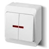 Jungiklis ELEKTRO-PLAST HERMES, 2 klav., IP44