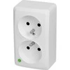 LIZDAS MONTUOJAMAS ANT PAVIRŠIAUS DVIGUBAS BERG/3743-00/EPN 250 V 16 A Elektro-Plast