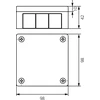 Elektro Plast Electro-Plast 98 x 98x42mm IP55